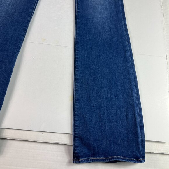 American Eagle Jeans Women's 27x33* Curvy Low Rise Kick Boot Blue Denim Tag 2 L - Picture 3 of 16